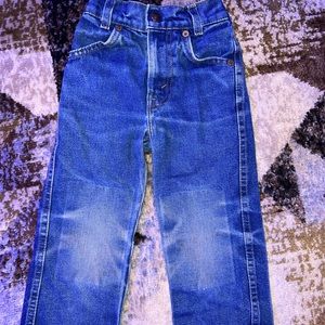 Vintage Orange tag Levi’s jeans boys size 4 made in USA!